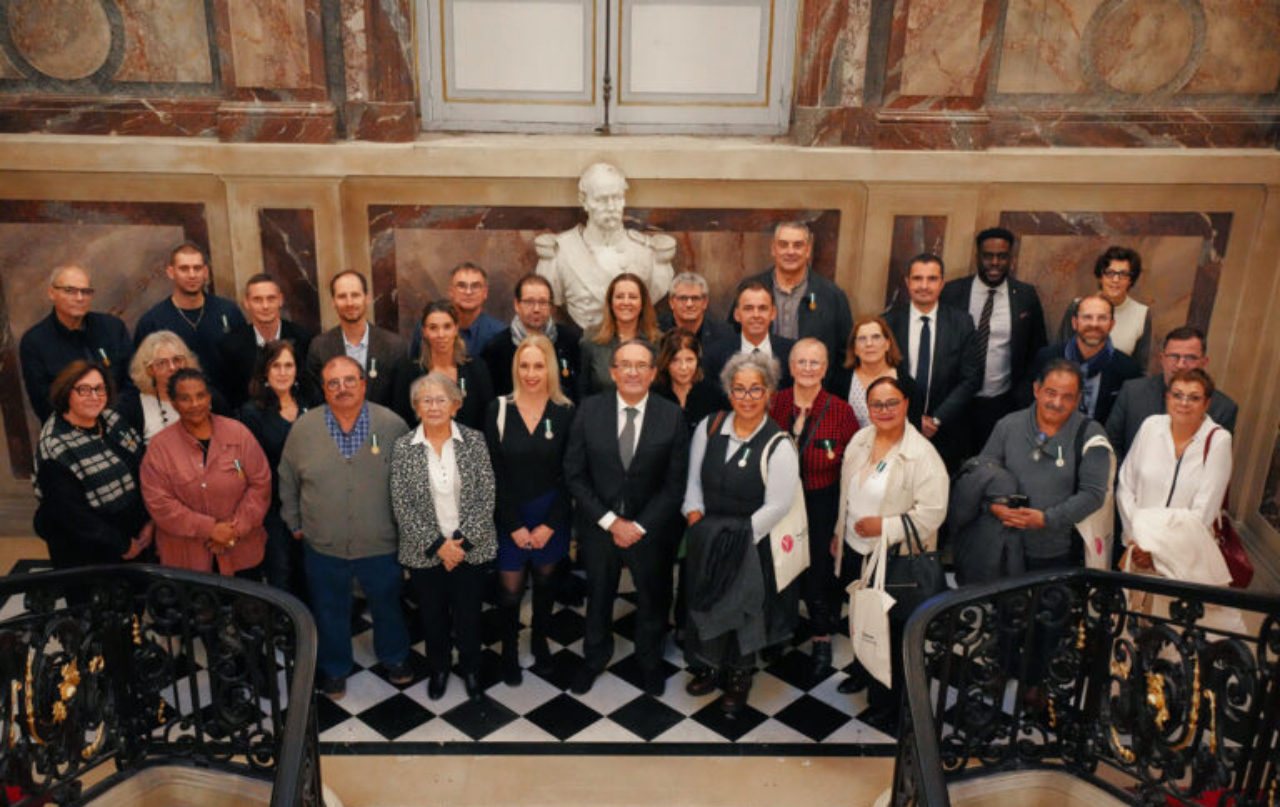 24 collaborateurs du Département ont fait le déplacement pour recevoir leur médaille. ©CD78